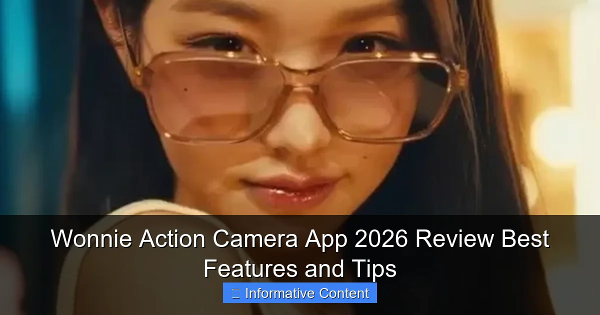 Wonnie Action Camera App 2026 Review Best Features and Tips