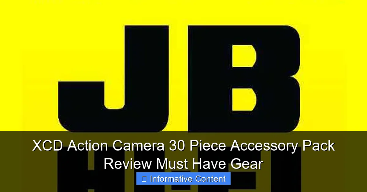 XCD Action Camera 30 Piece Accessory Pack Review Must Have Gear
