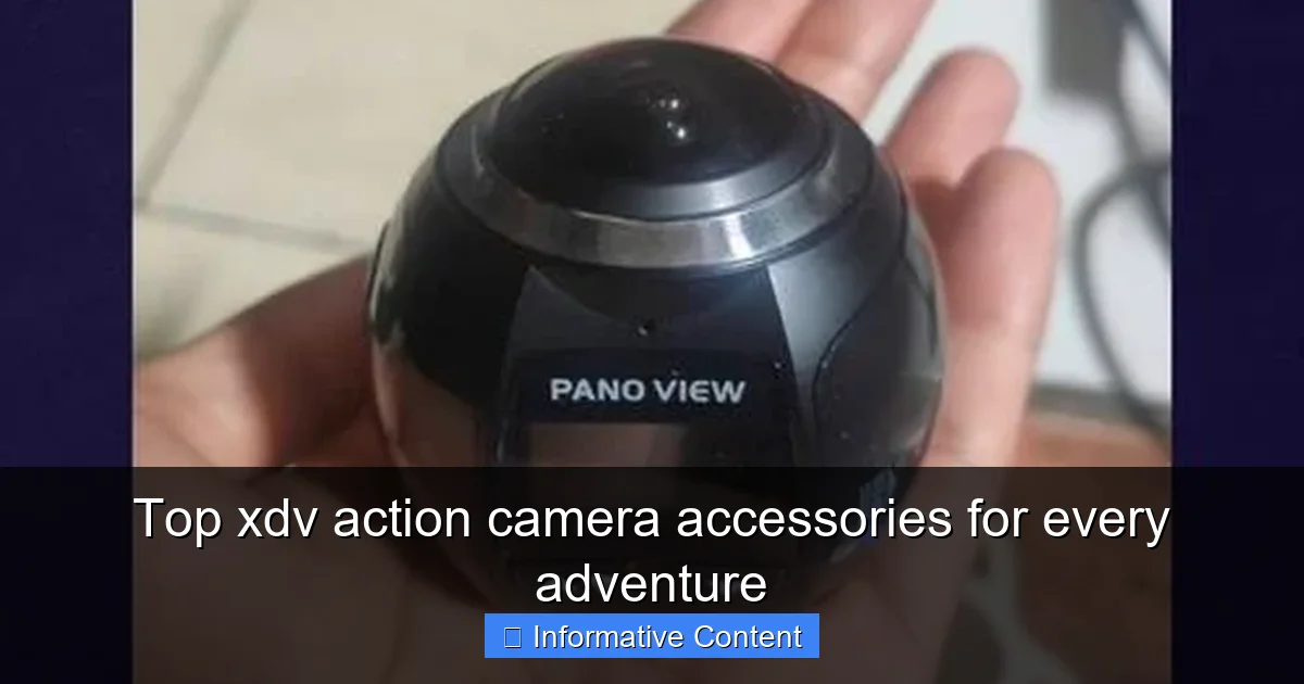 Top xdv action camera accessories for every adventure