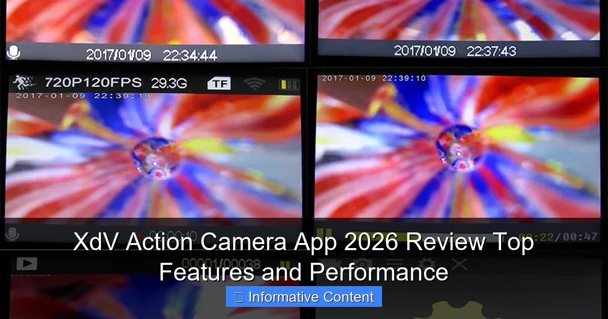 XdV Action Camera App 2026 Review Top Features and Performance