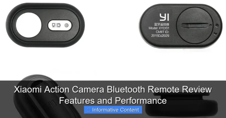 Xiaomi Action Camera Bluetooth Remote Review Features and Performance