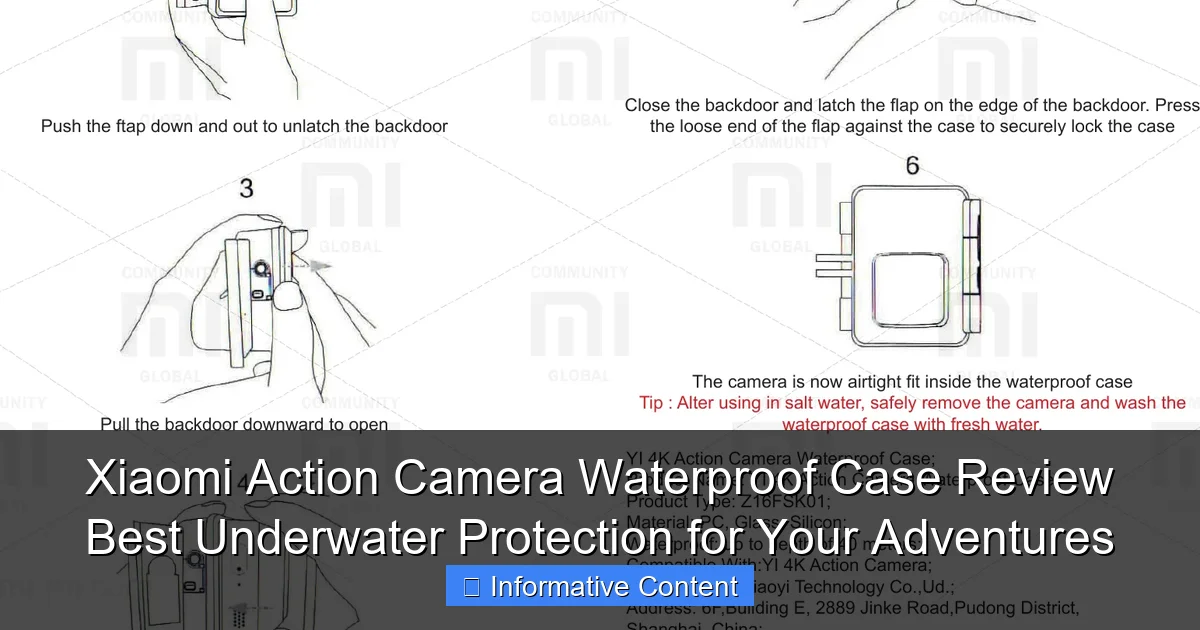 Xiaomi Action Camera Waterproof Case Review Best Underwater Protection for Your Adventures
