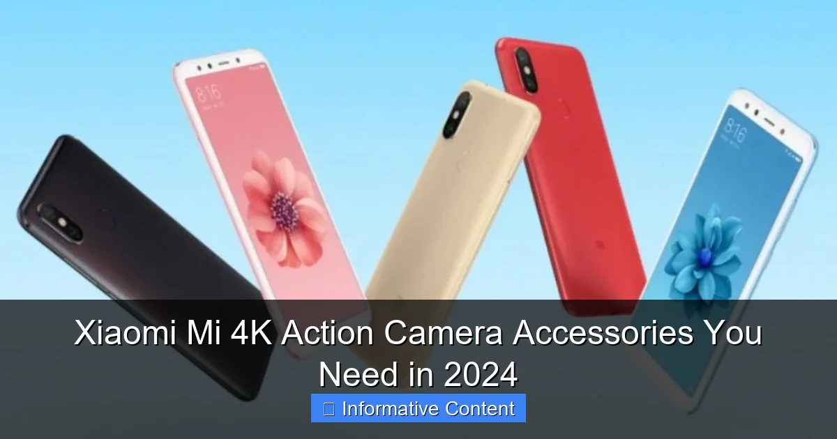 Xiaomi Mi 4K Action Camera Accessories You Need in 2024