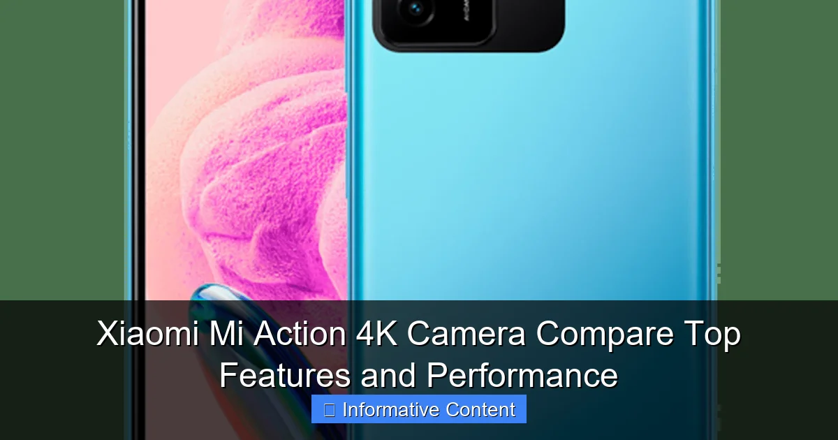 Xiaomi Mi Action 4K Camera Compare Top Features and Performance