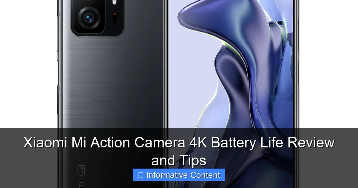 Xiaomi Mi Action Camera 4K Battery Life Review and Tips