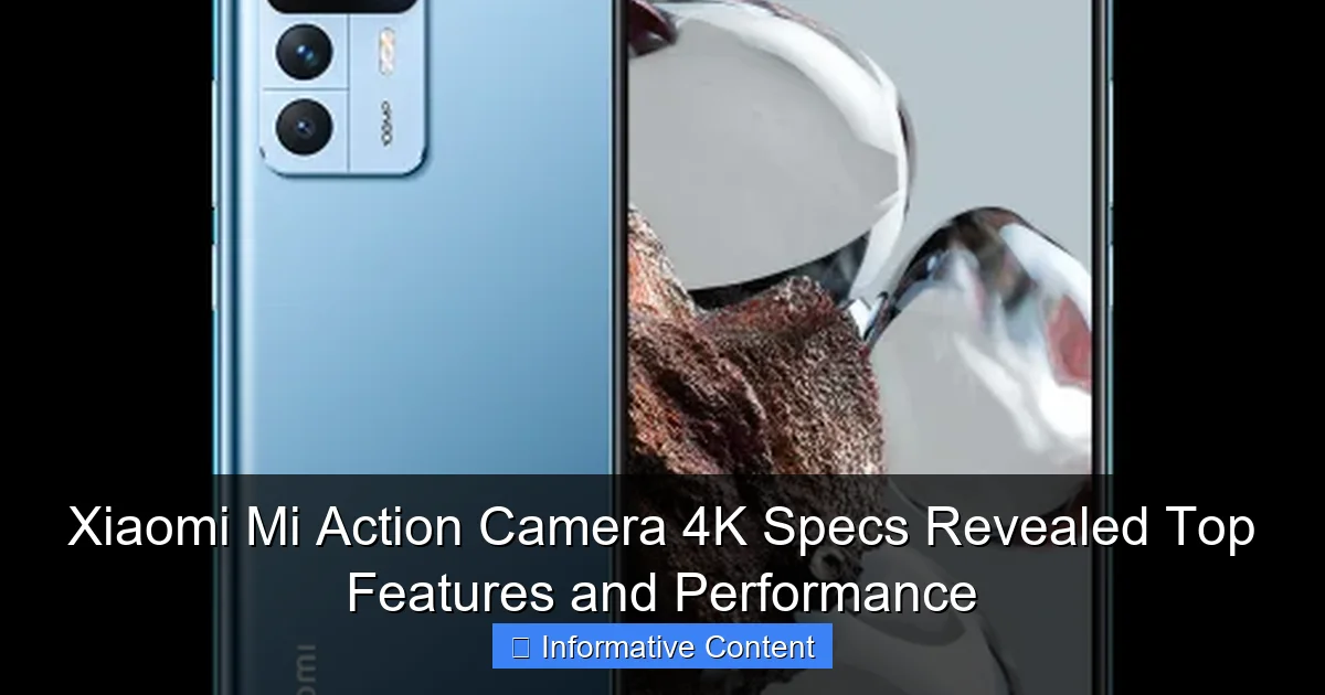 Xiaomi Mi Action Camera 4K Specs Revealed Top Features and Performance