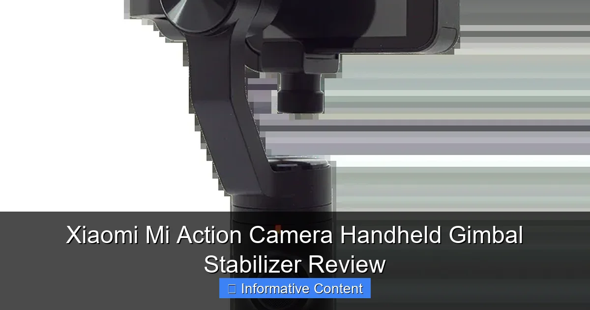 Xiaomi Mi Action Camera Handheld Gimbal Stabilizer Review