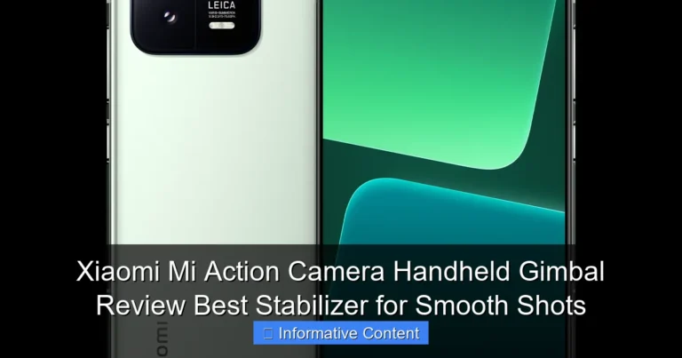 Xiaomi Mi Action Camera Handheld Gimbal Review Best Stabilizer for Smooth Shots