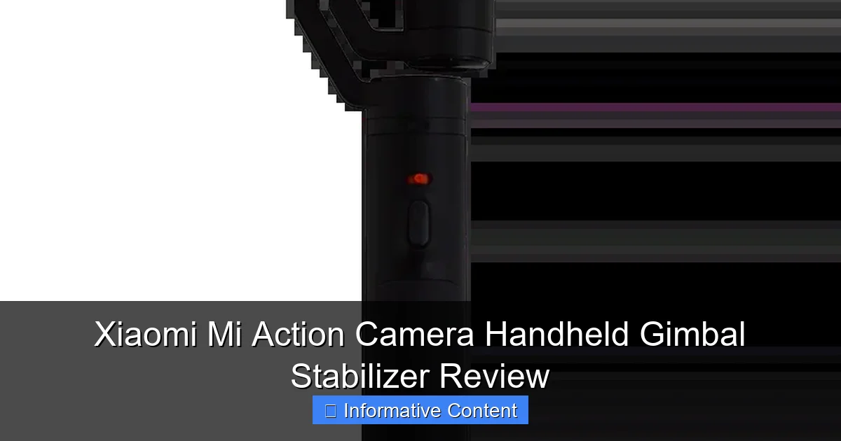 Xiaomi Mi Action Camera Handheld Gimbal Stabilizer Review