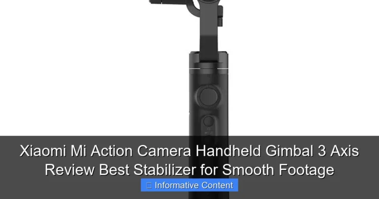 Xiaomi Mi Action Camera Handheld Gimbal 3 Axis Review Best Stabilizer for Smooth Footage