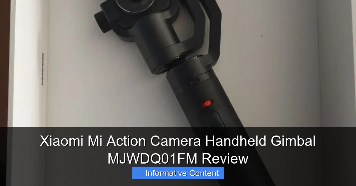 Xiaomi Mi Action Camera Handheld Gimbal MJWDQ01FM Review
