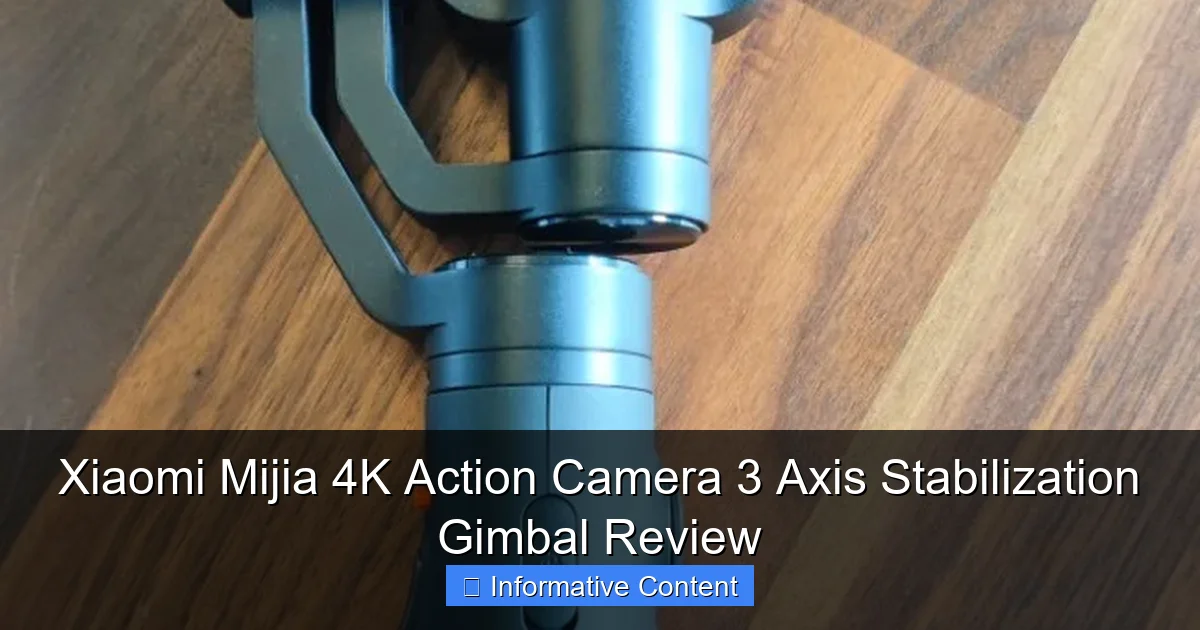 Xiaomi Mijia 4K Action Camera 3 Axis Stabilization Gimbal Review
