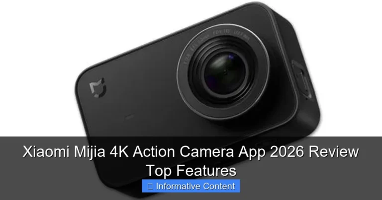 Xiaomi Mijia 4K Action Camera App 2026 Review Top Features