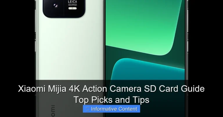 Xiaomi Mijia 4K Action Camera SD Card Guide Top Picks and Tips