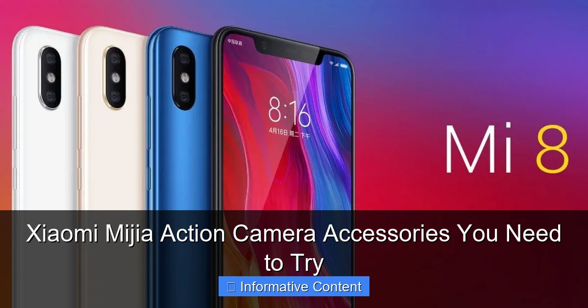 Xiaomi Mijia Action Camera Accessories You Need to Try