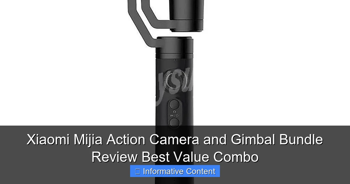 Xiaomi Mijia Action Camera and Gimbal Bundle Review Best Value Combo