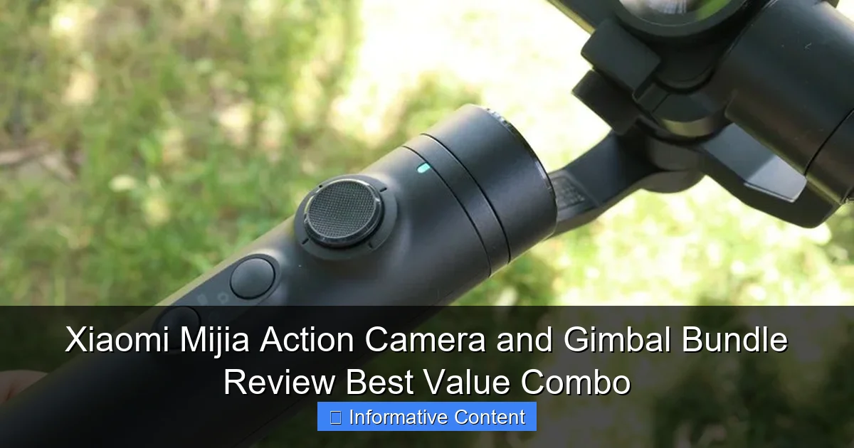 Xiaomi Mijia Action Camera and Gimbal Bundle Review Best Value Combo