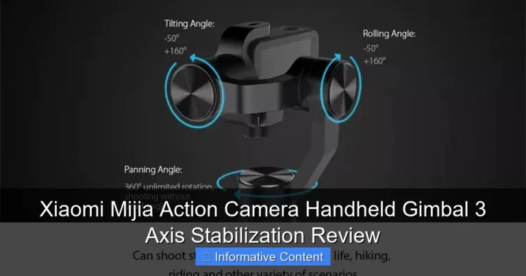 Xiaomi Mijia Action Camera Handheld Gimbal 3 Axis Stabilization Review