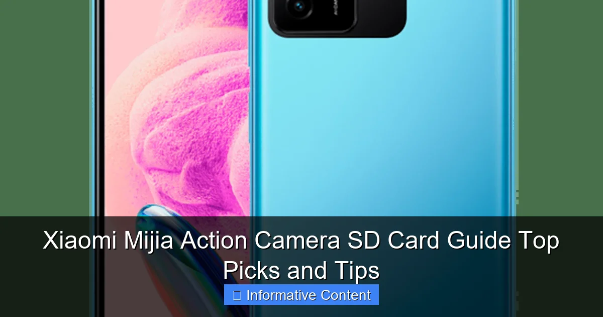 Xiaomi Mijia Action Camera SD Card Guide Top Picks and Tips