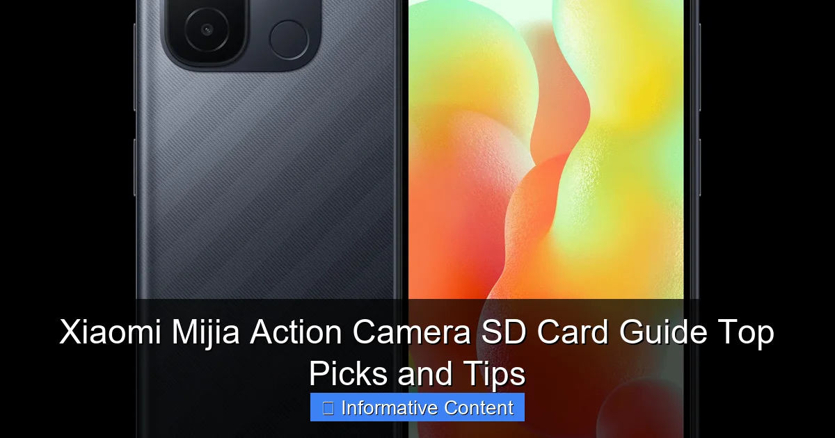 Xiaomi Mijia Action Camera SD Card Guide Top Picks and Tips