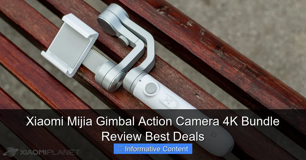 Xiaomi Mijia Gimbal Action Camera 4K Bundle Review Best Deals