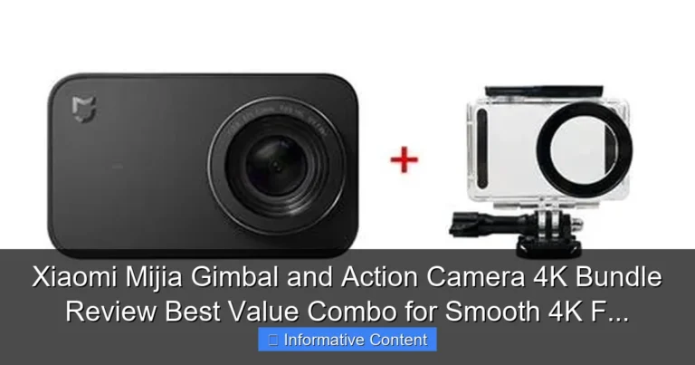 Xiaomi Mijia Gimbal and Action Camera 4K Bundle Review Best Value Combo for Smooth 4K F...