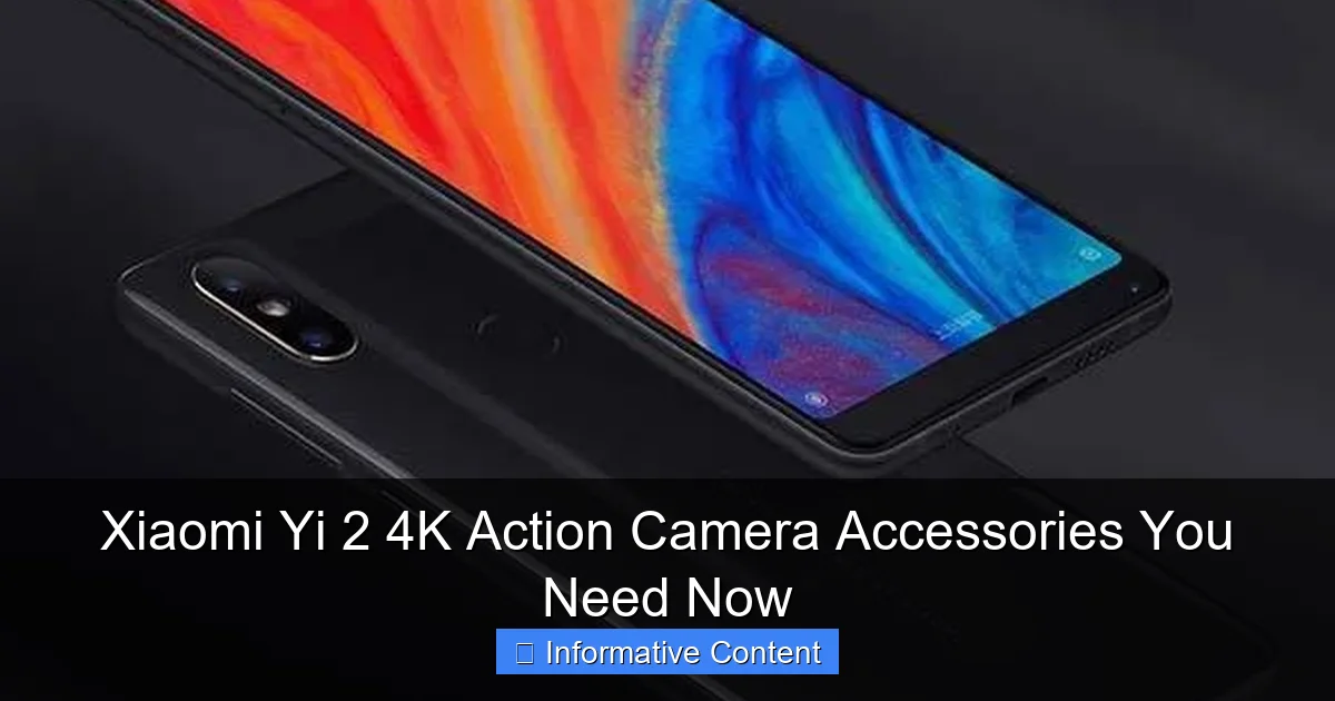 Xiaomi Yi 2 4K Action Camera Accessories You Need Now