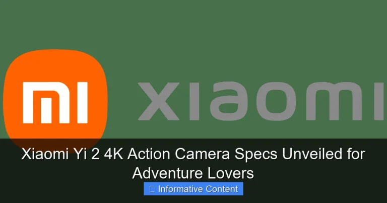 Xiaomi Yi 2 4K Action Camera Specs Unveiled for Adventure Lovers