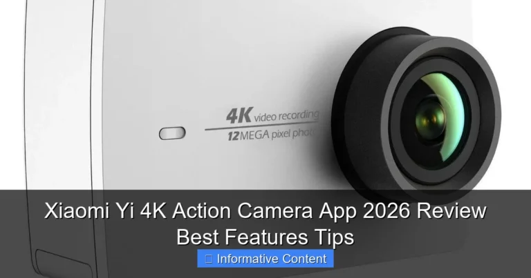 Xiaomi Yi 4K Action Camera App 2026 Review Best Features Tips