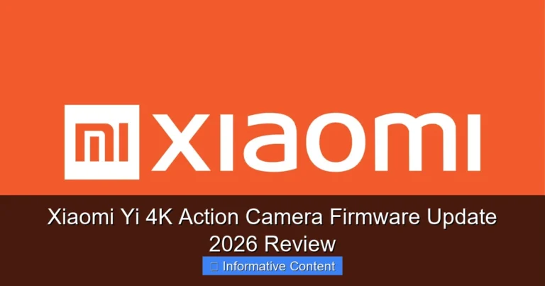Xiaomi Yi 4K Action Camera Firmware Update 2026 Review