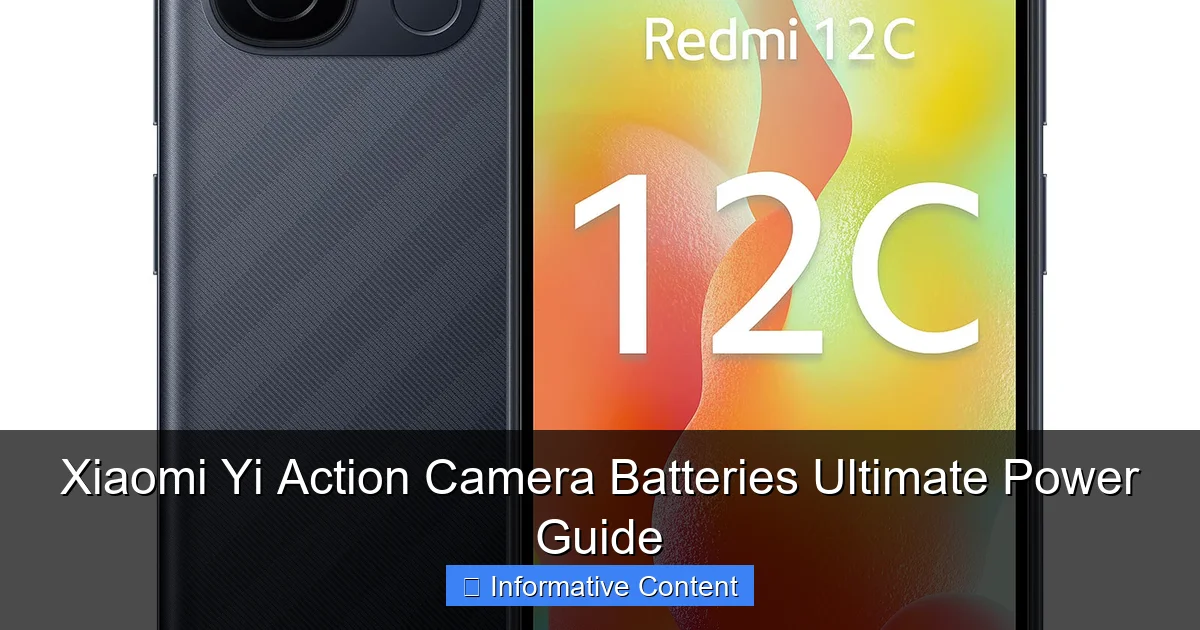 Xiaomi Yi Action Camera Batteries Ultimate Power Guide