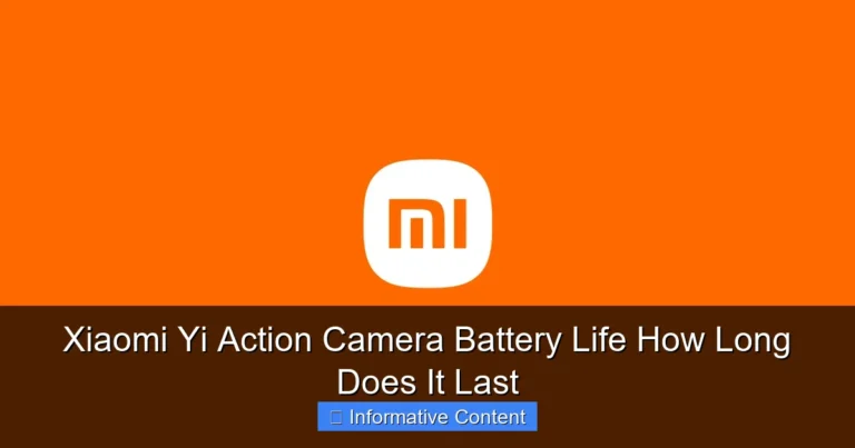 Xiaomi Yi Action Camera Battery Life How Long Does It Last