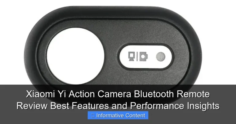 Xiaomi Yi Action Camera Bluetooth Remote Review Best Features and Performance Insights