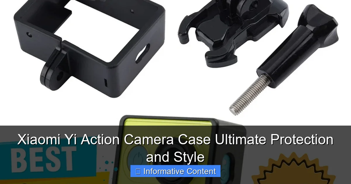 Xiaomi Yi Action Camera Case Ultimate Protection and Style