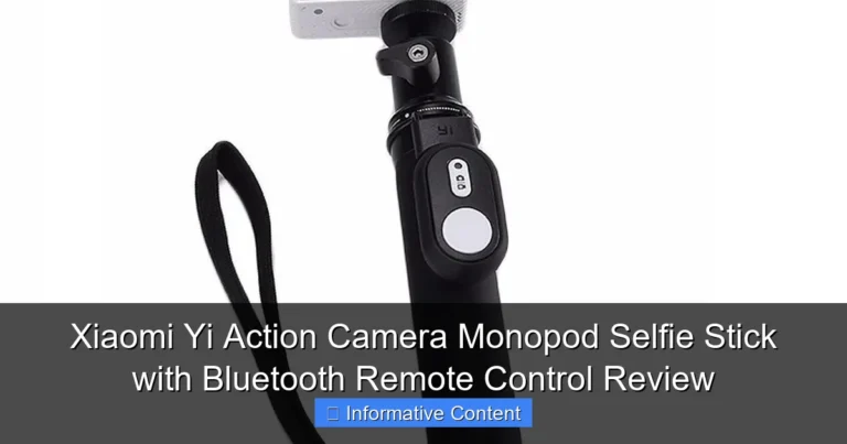 Xiaomi Yi Action Camera Monopod Selfie Stick with Bluetooth Remote Control Review