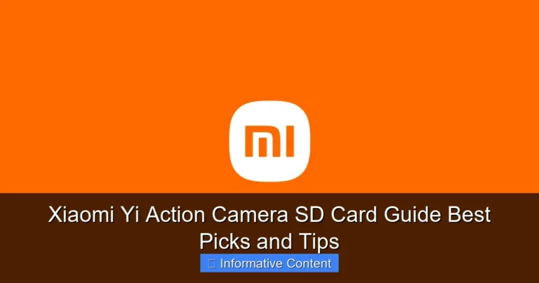 Xiaomi Yi Action Camera SD Card Guide Best Picks and Tips