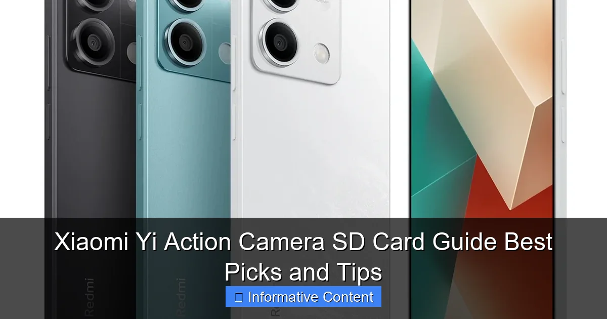 Xiaomi Yi Action Camera SD Card Guide Best Picks and Tips