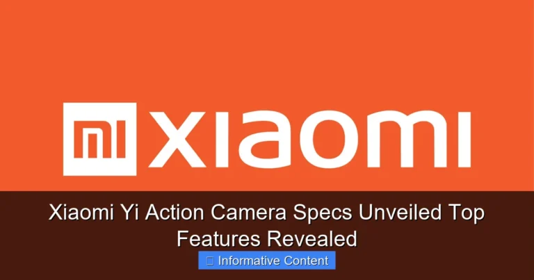 Xiaomi Yi Action Camera Specs Unveiled Top Features Revealed