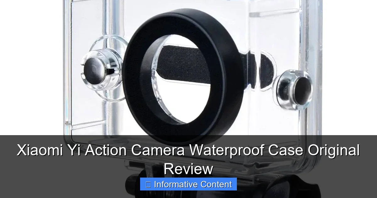 Xiaomi Yi Action Camera Waterproof Case Original Review