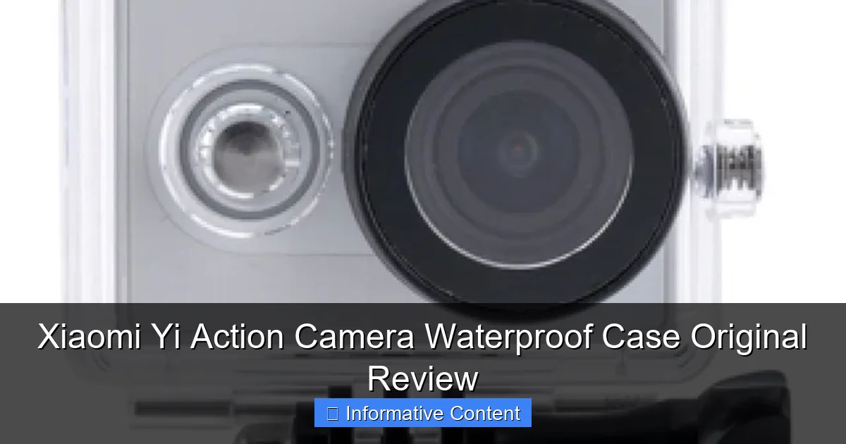 Xiaomi Yi Action Camera Waterproof Case Original Review