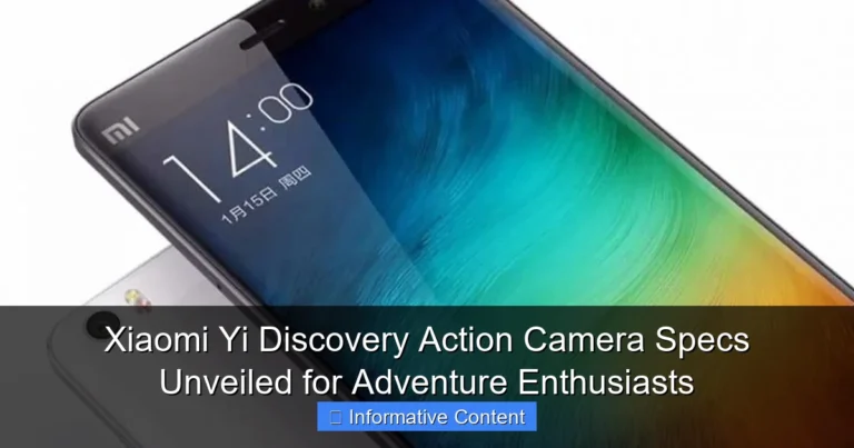 Xiaomi Yi Discovery Action Camera Specs Unveiled for Adventure Enthusiasts