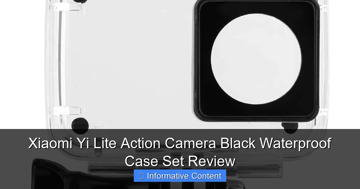 Xiaomi Yi Lite Action Camera Black Waterproof Case Set Review