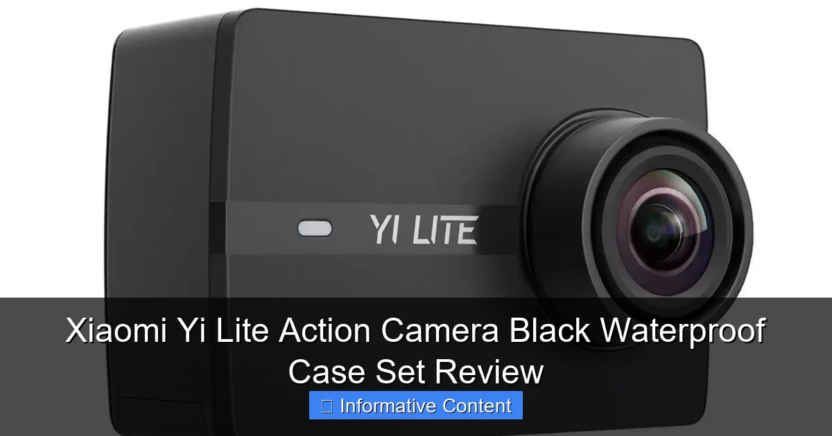 Xiaomi Yi Lite Action Camera Black Waterproof Case Set Review