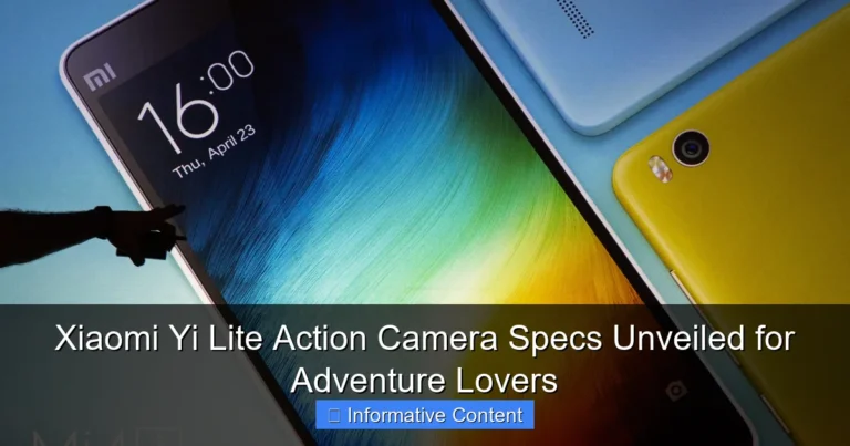 Xiaomi Yi Lite Action Camera Specs Unveiled for Adventure Lovers