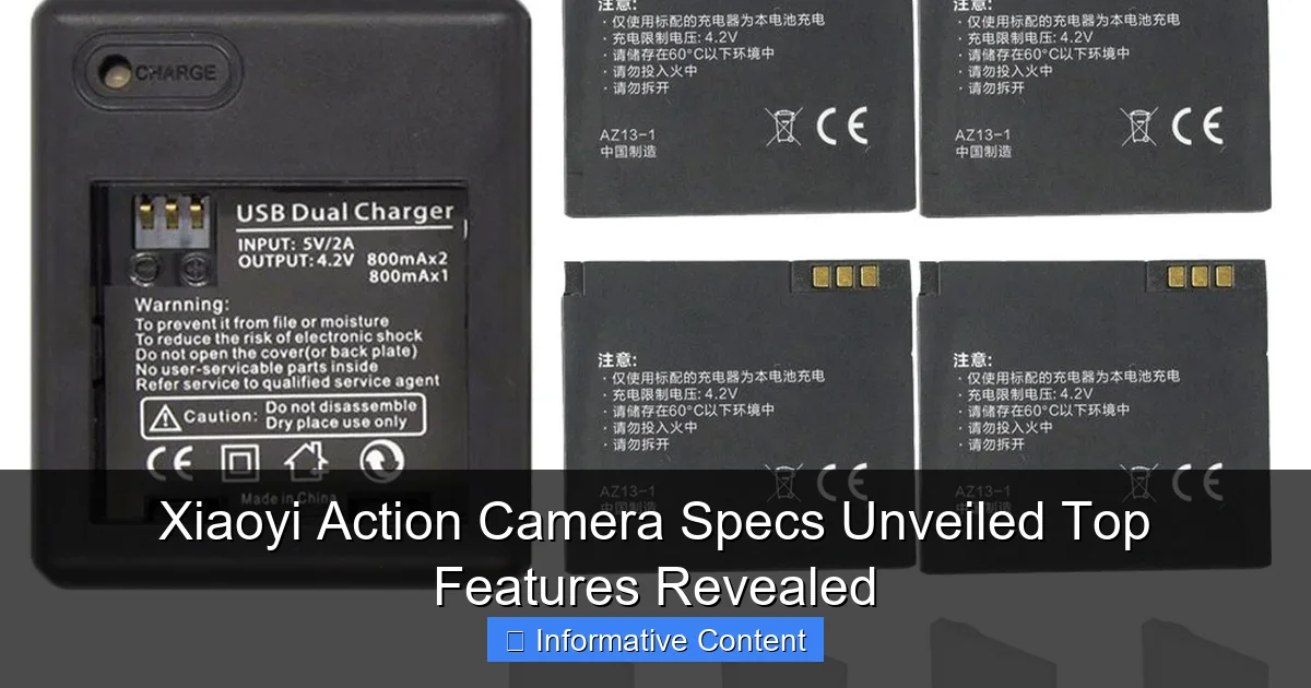 Xiaoyi Action Camera Specs Unveiled Top Features Revealed