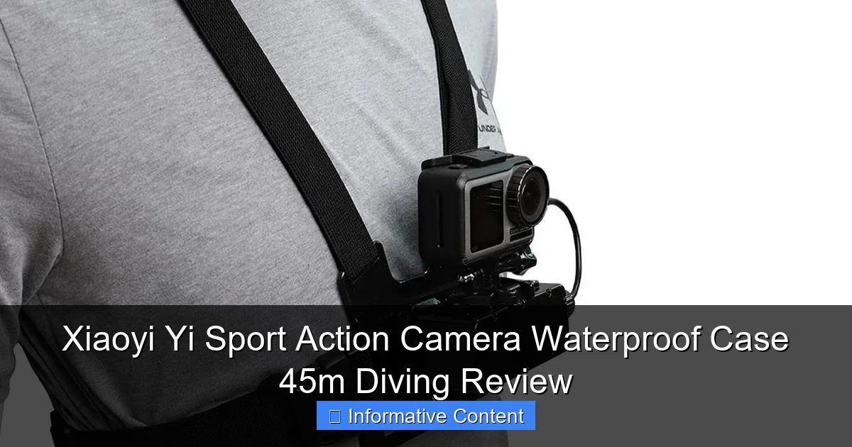 Xiaoyi Yi Sport Action Camera Waterproof Case 45m Diving Review