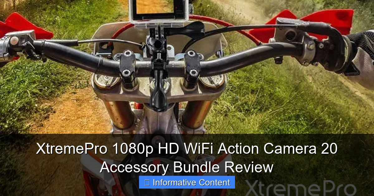 XtremePro 1080p HD WiFi Action Camera 20 Accessory Bundle Review