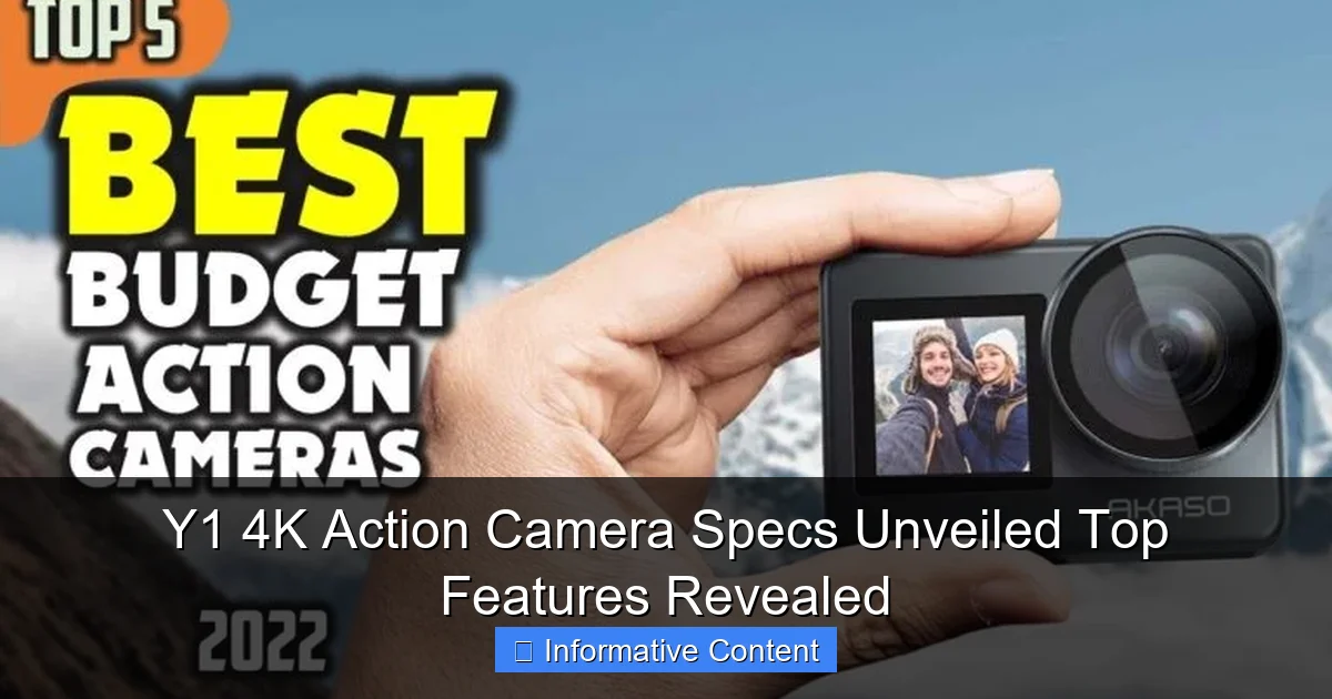 Y1 4K Action Camera Specs Unveiled Top Features Revealed