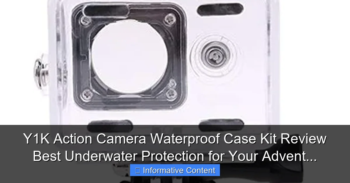 Y1K Action Camera Waterproof Case Kit Review Best Underwater Protection for Your Advent...