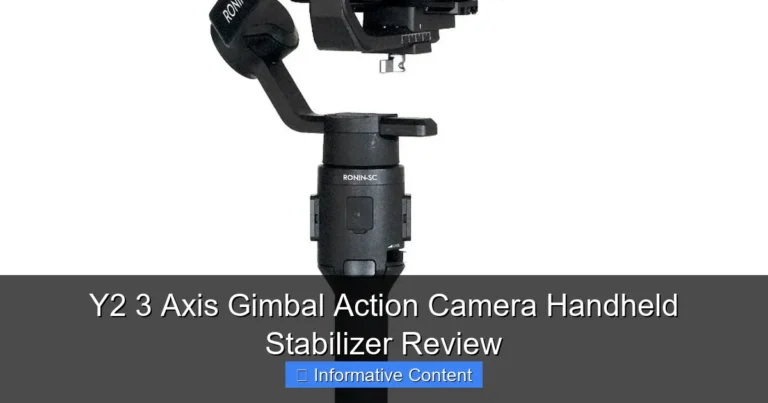 Y2 3 Axis Gimbal Action Camera Handheld Stabilizer Review